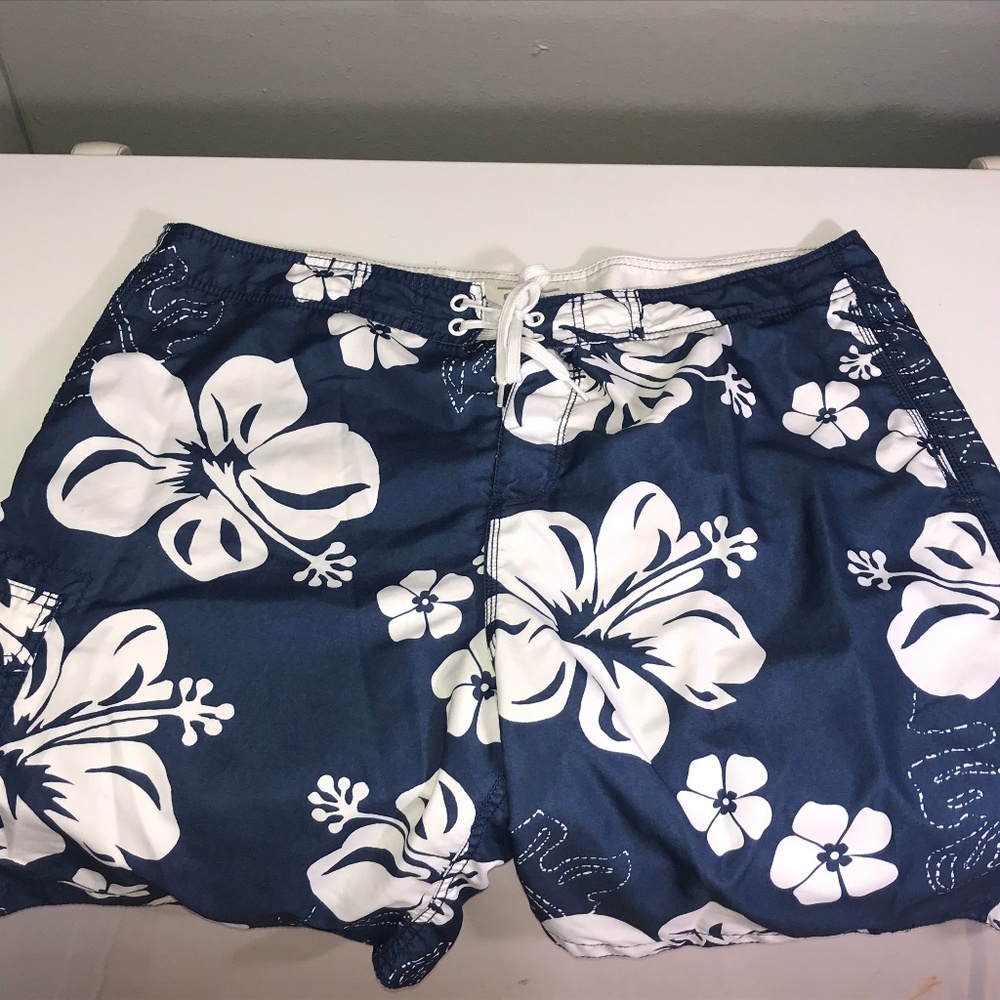 Mens Old Navy Board Shorts Hawaiian Print XXL